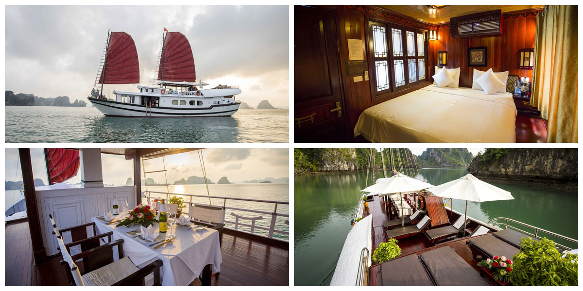 Crosi&egrave;re au Vietnam baie d'Halong ou M&eacute;kong pour privatiser un bateau