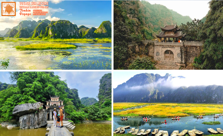 Destinations et exp&eacute;riences romantiques au Vietnam pour les couples en voyage en amoureux Baie d'halong terrestre Ninh Binh