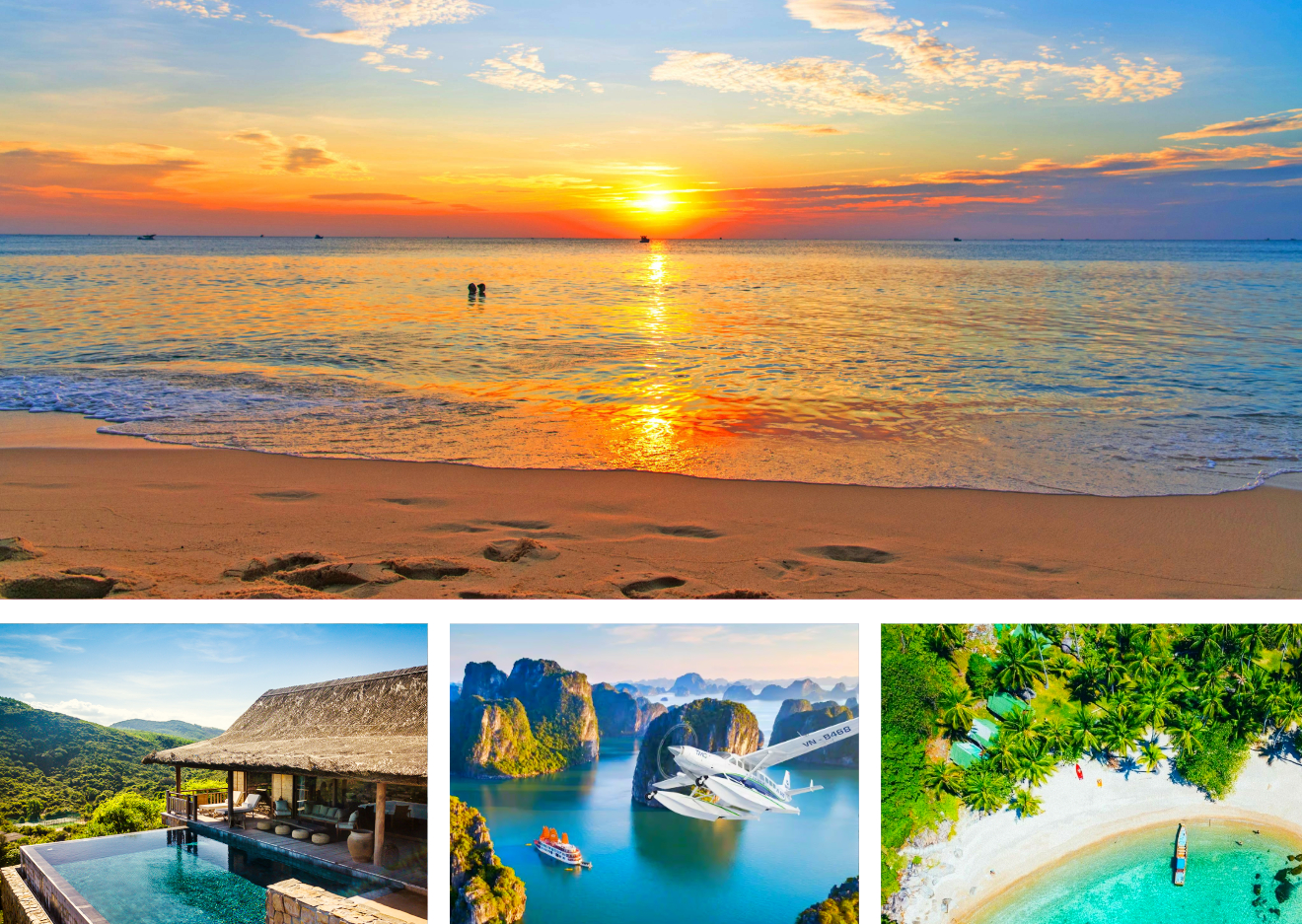 Hebergement haut de gamme voyage luxe avec l'agence Tonkin Voyage au Vietnam