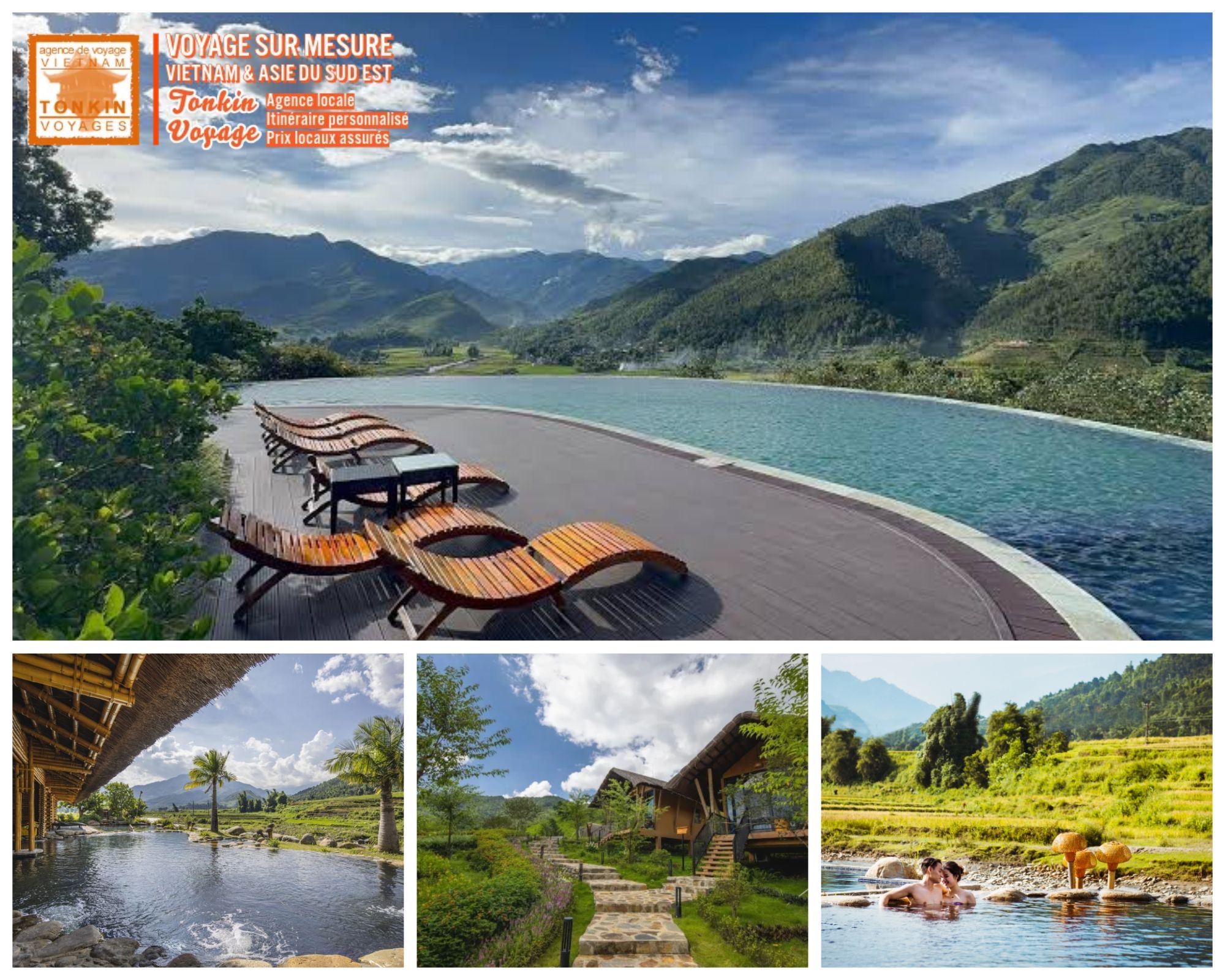 Voyager autrement au Vietnam Sources chaudes et paysages : voyager pour ralentir