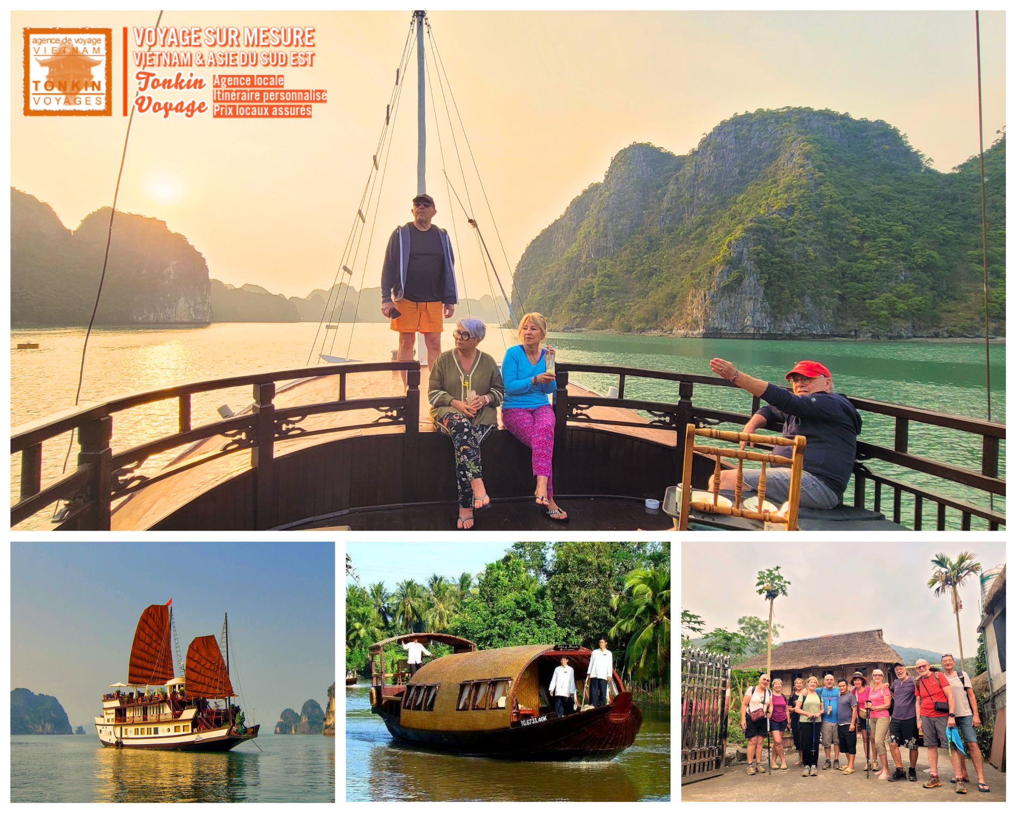 Voyage priv&eacute; au Vietnam : la diff&eacute;rence du vrai sur mesure avec l'agence de voyage locale Tonkin Voyage