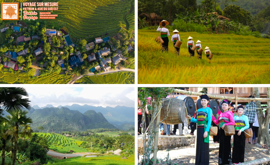 Destinations et exp&eacute;riences romantiques au Vietnam pour les couples - Pu Luong refuge romantique entre rizi&egrave;res et montagnes