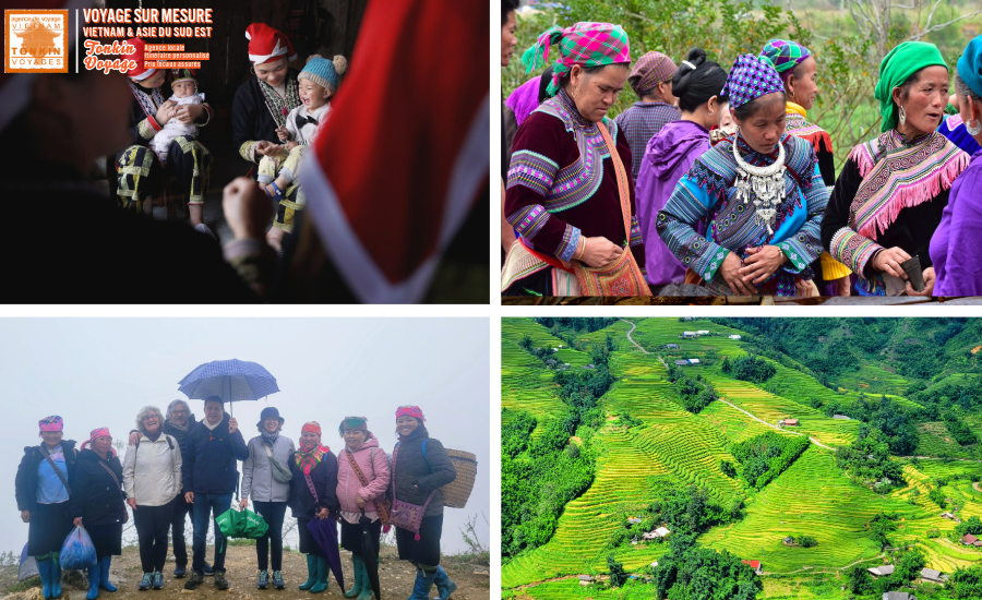 Voyage d'aventure &agrave; Sapa, trekking dans les rizi&egrave;res en terrase