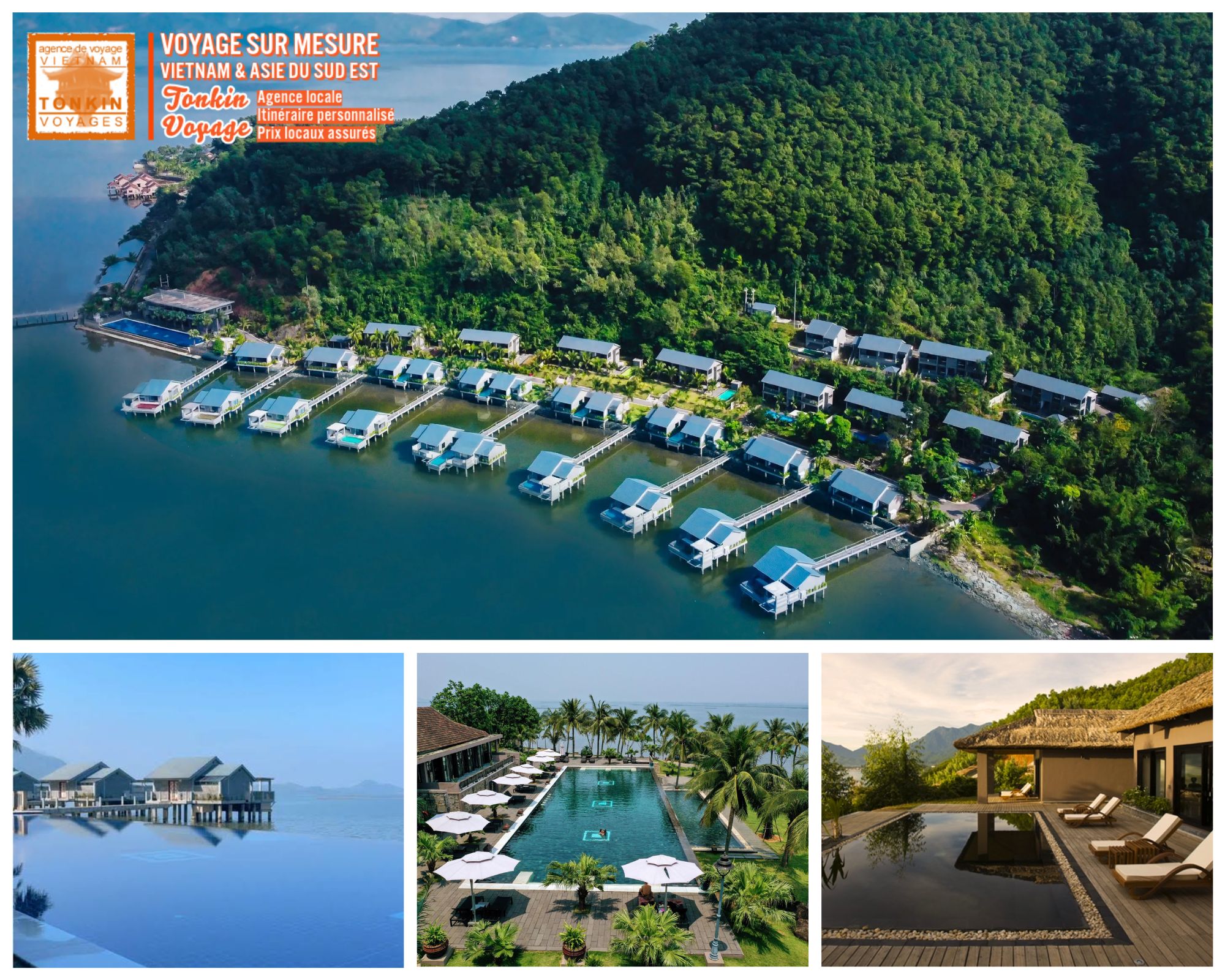 Plages priv&eacute;es au Vietnam &agrave; Hue Vedana lagoon