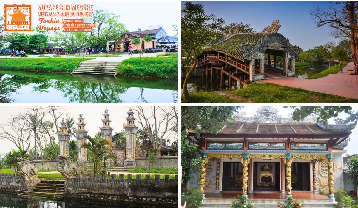 Voyage &agrave; Huế autremeent circuit de charme entre jardins et village et lagunes avec l'agence Tonkin Voyage